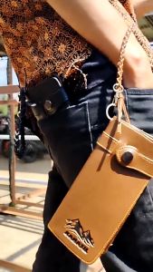 KAHASIL Dompet Lipat Pria Panjang Bahan Kulit PU Leather KHDP06