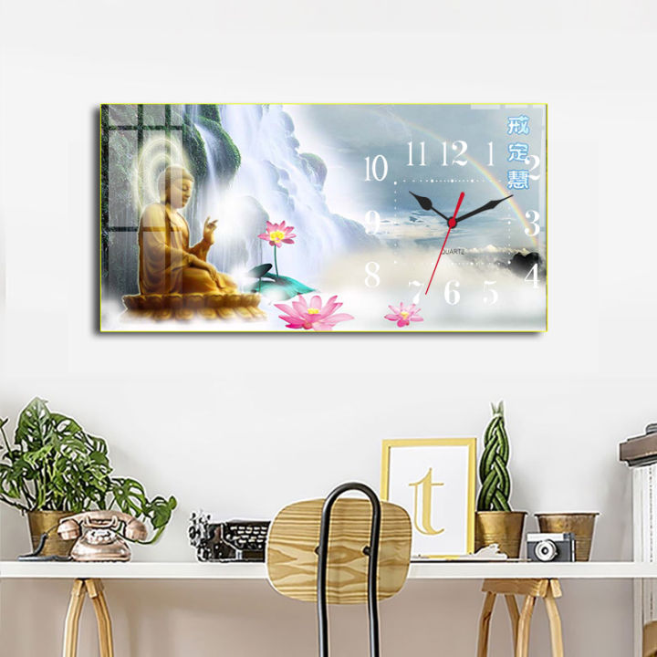 Đồng Hồ Phật Giáo Điêu Khắc Phúc, Lộc, Thọ - Tranh Tráng Gương Treo ...