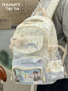 KDMILD | Cute Star Style Large Capacity Backpack for Middle and High School Students
