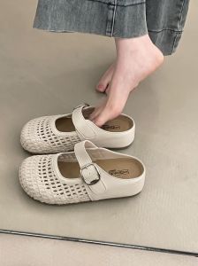 XUJIA | Increased Height Thick Sole Womens Summer Shoes 2026 New Hollow Design Easy-On