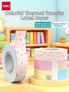 deli | Thermal Print Waterproof Colorful Label Printing Stickers