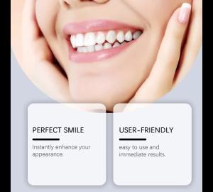 Jaysuing(简素净) | Dentures Teeth Set Fake Teeth Snap On Braces Silicone Lined Cosmetic Temporary Fake Denture Decorate Gaps Face Oral Care Tools