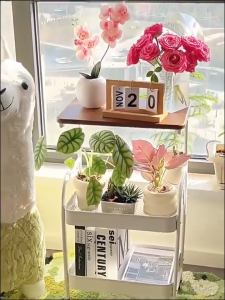 จัดเก็บได้ที่จัดเก็บโต๊ะกาแฟชั้นวางตารางสไตล์ยุคกลางห้องนั่งเล่นโซฟาพื้นของว่างแบบเคลื่อนย้ายได้