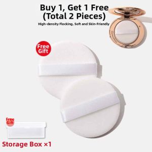 Ultra Thin Replaceable Round Dual-Sided Velvet Powder Puff MUJUEAO
