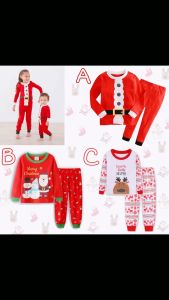 PIYAMA ANAK KOSTUM NATAL SANTA CLAUS SNOWMAN