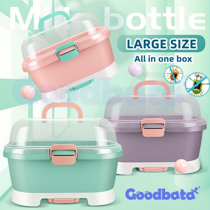 Vaguelly Baby Bottle Drying Rack Lid Plastic Nursery UK | Ubuy