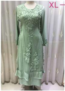 (COD) NEW Gamis Tali Samping/ Gamis Brukat Tille Tutu Terbaru/Gamis Pesta Super Mewah