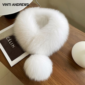 Fashion Autumn Winter Versatile Short Style Fur Ball Scarf