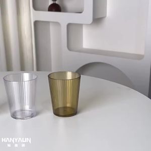 【280ml Acrylic Mouthwash Cup Toothbrush Bathroom Cup Light Luxury Style Bathroom Storage Accessories Toothbrush Holder】