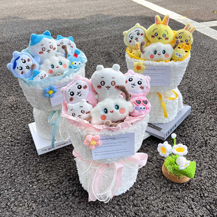 Birthday Graduation Chiikawa Usagi Doll Bouquet Gift 520 Valentine's Day Graduation Best Friend Children's Creative Gift