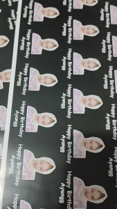 Kertas Kado Custom Wajah Free Desain Ukuran A3+