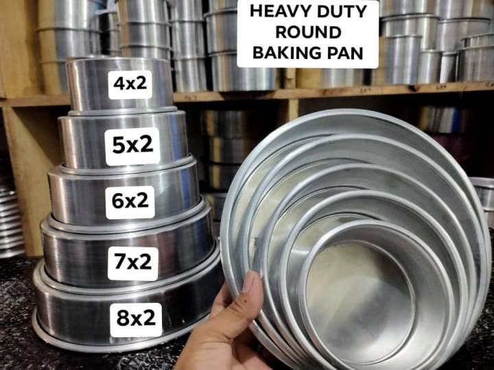 HEAVY DUTY/ MACHINE PRESS ROUND BAKING PAN | Lazada PH