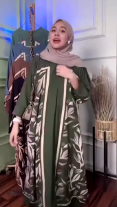 Kaftan Tulip Rayon Uzbekistan Bandung by Zada Kaftan Indonesia Jumbo Super Premium Busui Kekinian Bisa COD Viral