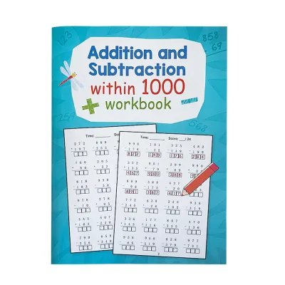 Addition and subtraction within 1000 Maths Workbook Primary School Training Book Arithmetic Competition Teaching Aids
