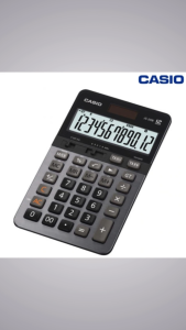 CASIO 12-digit general calculator JS-20B black office home electronic calculator