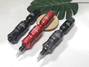 Tattoo Machine Tattoo Pen Type Mini Rocket Tattoo Machine Set Japan Motor with Wireless Battery Tattoo Power Supply RCA