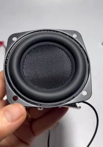 Loa bass sub 8cm SOWAY - hàng nhập côn 25 màng các bon đen gân cao su - giá 1 cái