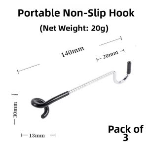 S-Shaped Anti-Slip Camping Hanging Rack