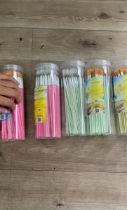 Set 100 cọ vẽ tranh vẽ vải đất sét cọ tô tượng tô màu cọ làm đồ handmade craft LIM DIY