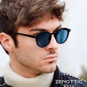 ZENOTTIC Kích Thước S Retro Kính Mát Phân Cực Tròn Vintage Tròn Nhỏ UV400 Kính Chống Nắng Dành Cho Nam Và Nữ Mặc Ngoài Trời