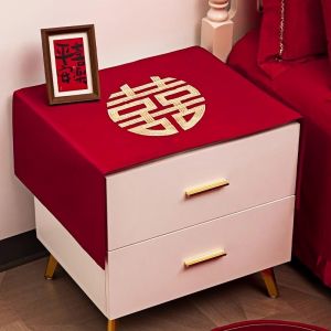 Tranh Trang Trí Phòng Cưới Đỏ Phong Cách Trung Hoa Bạt Phủ Bàn Đầu Giường Vật Dụng Cưới Trang Trí Phòng Ngủ Bạt Phủ Phòng Cưới