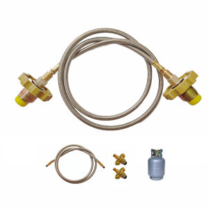เอเชียที่ถอดออกได้ Dual ใช้ Liquefied Gas Mutual การเชื่อมต่ออะแดปเตอร์ Camping แบนถังแก๊สอัตราเงินเฟ้อท่อเชื่อมต่อ