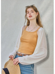 KUHNMARVIN | Áo Cardigan Knit Mỏng Đa Màu Thoáng Khí Chống Nắng