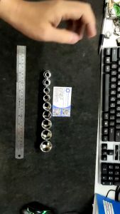 1Pcs Kalabaw 1/2\" DR x 6Teeth Short Socket Wrench 8mm to 27mm Heavy Duty