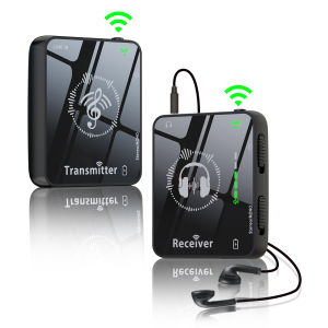 SM-1 Wireless In-Ear Monitor System (1TX+Multi-RX) - Ultra-Low Latency Transmitter & Receiver Set for Live Performance