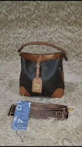 BJ62494 - BROWN TAS JINJING HANDBAG SLEMPANG WANITA FASHION KOREA CHINA IMPORT MODIS ELEGAN TERMURAH TERLARIS TERBARU BAGSTORE JAKARTA TAS BATAM ZCJ2494 GT2060
