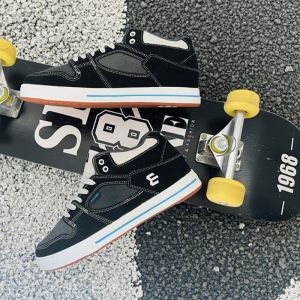 GITIS Professional Abrasion Resistant Skateboard Shoes 3e Spring/Summer New Arrival DC Suede Middle High Top Casual Trend Sports Mens Shoes