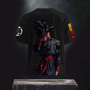 Bandai | Dragon Ball Anime Goku Pattern Printed Mens Short-sleeved T-shirt Trendy and Casual Street Casual Summer Style