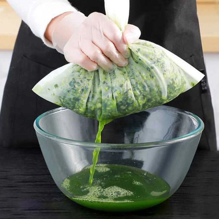 Kitchen Accessories Nylon Filter Bags Vegetable Milk Strainer Sieve Drain  Tea Filter Net Bag for Food Cheese Cloth Honey Sieve Lazada