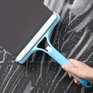 3 Trong 1 Silicone Tắm Vắt Khăn Lau Cầm Tay Xịt Lau Cửa Sổ Có Vòi Phun Bình Tưới Cây Cho Gương Phòng Tắm Và Vệ Sinh Kính