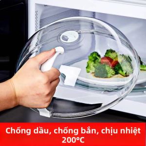 Heat Resistant Splash-proof Oil-proof Transparent Food Cover