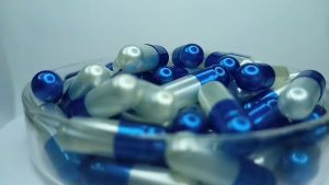 1000pcs Size 0 Pearl Blue/Pearl White 2 -OSPA High Quality Empty Gelatin Capsule