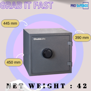 Chubbsafes Viper M35 (42kg) Electronic Lock Safebox Safety Box Security Safe