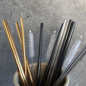 Promo Sikat Pembersih Dot Bayi Brush Sedotan Stainless Steel Straw Panjang