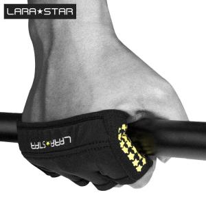 LARA STAR | Pull-up Training Half-Palm Finger Cut Gym Gloves