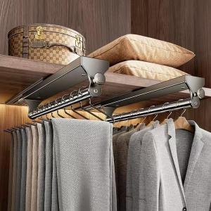 Sliding Telescopic Pants Hanger For Wardrobe