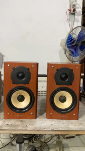 Cặp Loa Booksheolf Nghe Nhạc Onkyo D - S7GX (loa ko lưới hơi xấu) đẹp keng hát hay giá thank ly 26