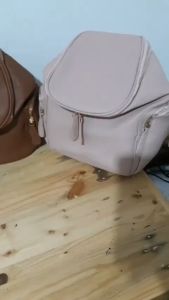 BJ60003 - BEIGE/BLACK/BROWN/COFFEE/PINK/FLOWER/SQUARE - TAS RANSEL BACKPACK PUNGGUNG WANITA FASHION IMPORT MODIS ELEGAN TERMURAH TERLARIS TERBARU BAGSTORE JAKARTA TAS BATAM ZC0003