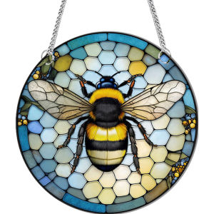 Wall Decor Suncatcher Panel Waterproof Acrylic Door Sign Hanging Ornament for Home and Office