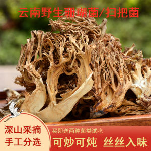 New Goods Yunnan Local Specialty Soup Food Ingredients Farm Dryed Mushroom Edible Wild Mushroom Coral Mushrooms Dried Goods Broom Bacteria