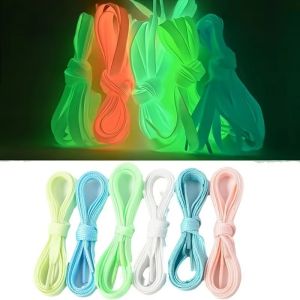 1/3pair Luminous Shoelaces for Kid Sneakers Men Women Sports Shoes Laces Glow In The Dark Night Shoestrings Reflective Shoelaces