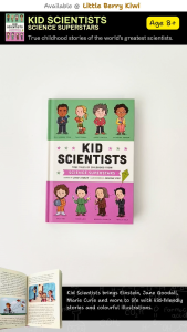 Kid Scientists: True Tales of Childhood from Science Superstars by David Stabler | Hardcover | Educational Book | Age 8+