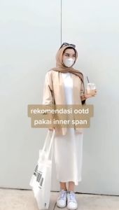 DRESS INNER SPAN JERSEY / INNER GAMIS TANPA LENGAN