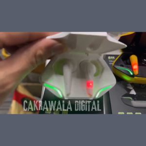 Torntisc TWS Earphone Bluetooth Android Full Bass Suara Jernih Headset Gaming Tanpa Kabel Charging