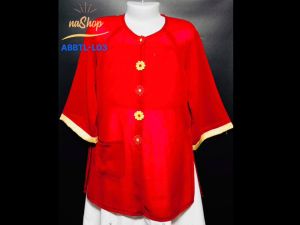 NaShop - Áo bà ba bé gái 8-10 tuổi áo bà ba tay lỡ L03 tay dài tay loe tay ngắn áo bà ba truyền thống áo bà ba tân thời áo bà ba lụa satin áo bà ba gấm phối voan thời trang bé gái 26-30kg