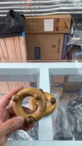 HAHANCO MH853 Dụng cụ day ấn Huyệt Mát xa tròn Gỗ thơm đã thông kinh mạch trị liệu y học cổ truyền giúp thông kinh mạch và tăng hiệu quả mát xa